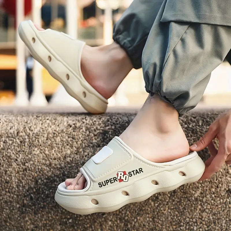 womens print eva slide sandals high quality slip resistant soft sole open toe beach slippers for outdoor use light beige with teal accents indoor slippers opentoe sandals lightweight sandals Product details 2