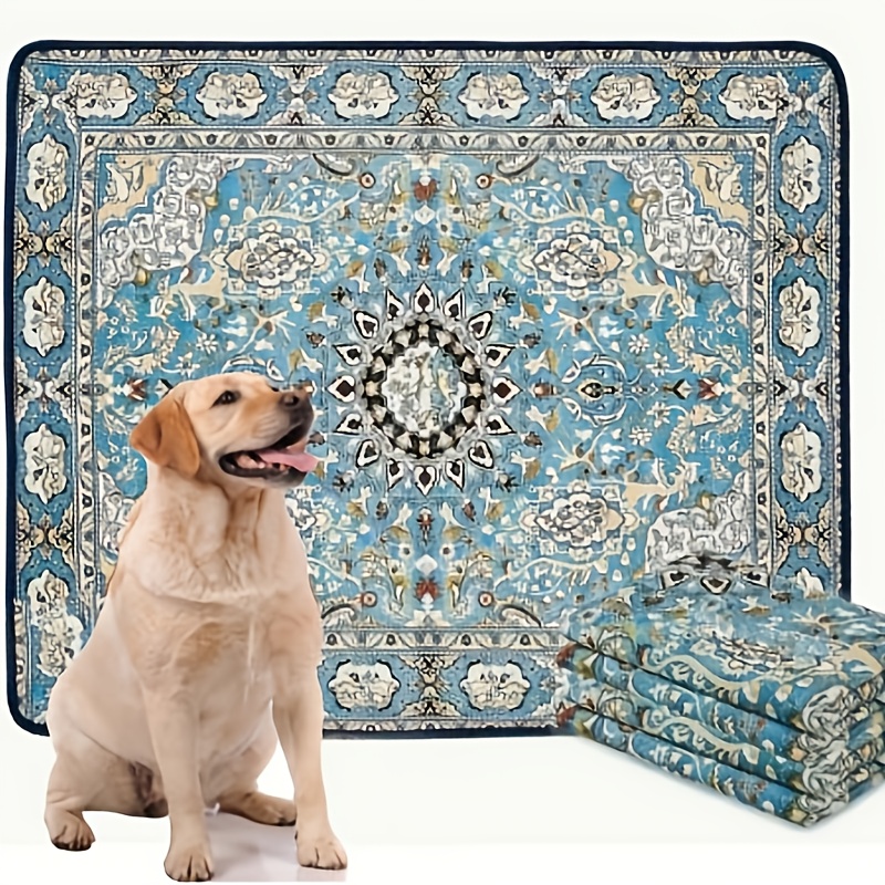 TEMU Reusable And Washable Dog Urine Pad - Super Absorbent, Leak Proof Training Pad Suitable For Non Slip Flooring, Sofas, And Children's Areas -