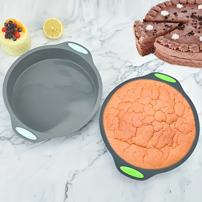 6-pack inch silicone round cake molds baking molds, oven