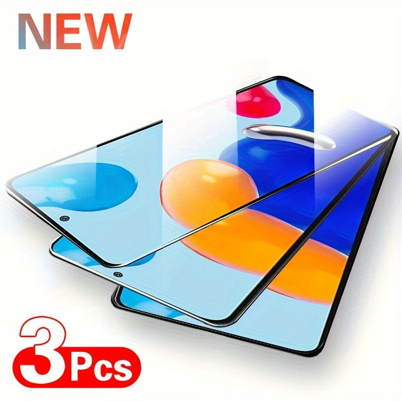 

3pcs Explosion-proof Full Coverage Tempered Glass Screen Protector For Xiaomi/redmi Note 10/ 11/ 12 Pro +/10s/ 11s/ 12s/ 10c/ 12c/ 13c/ 13t Poco X3/ Mi 13 Lite Nfc X4 X5 Pro M5 M5s Films