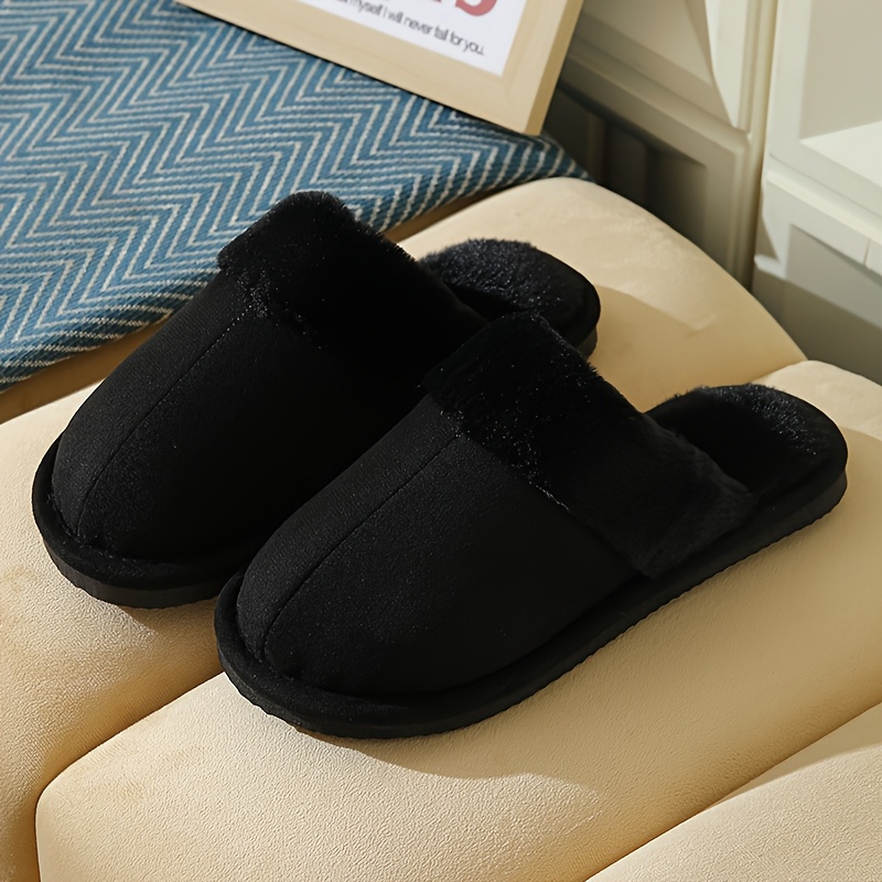 TEMU Pantofole termiche patchwork con bordo felpato, scarpe da casa e leggere, ciabatte da interno, scarpe da donna
