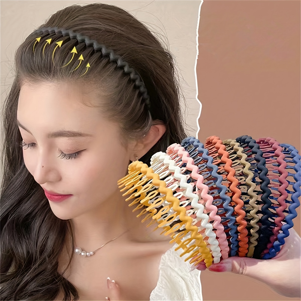 

9pcs -colored Hairband Set - , & Headbands For Women - Accessories