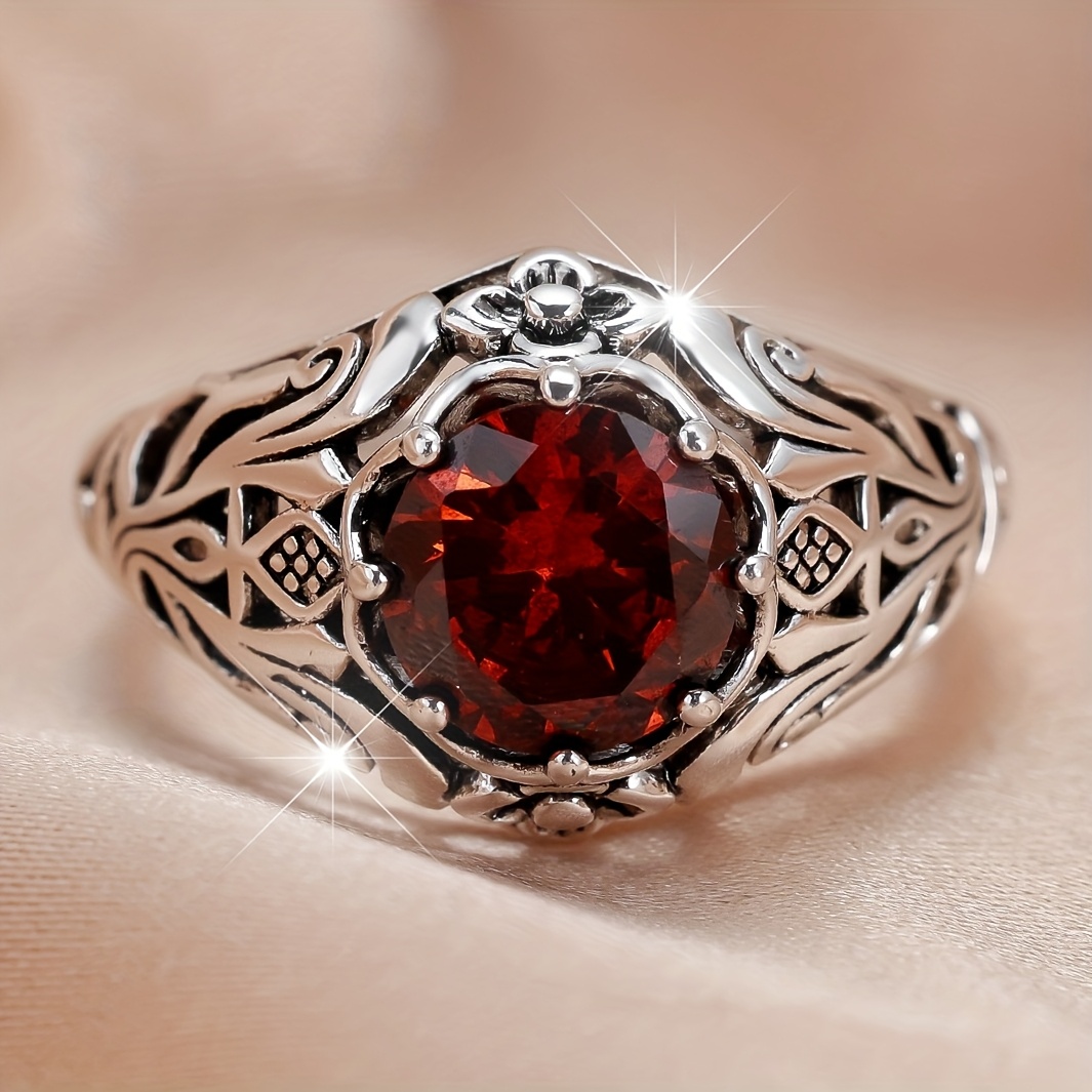 Women's Exquisite Black Synthetic Zirconia Inlaid Jewelry
