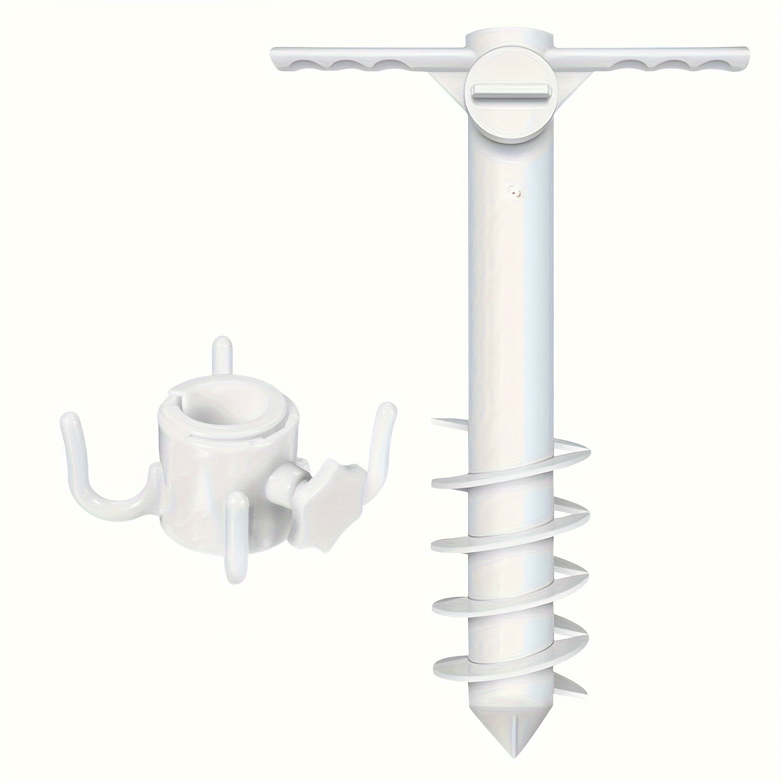

Sand Anchor, Spiral Sand Anchor For Umbrella, Screw Anchor With Handle For Beach/sand/lawn/land