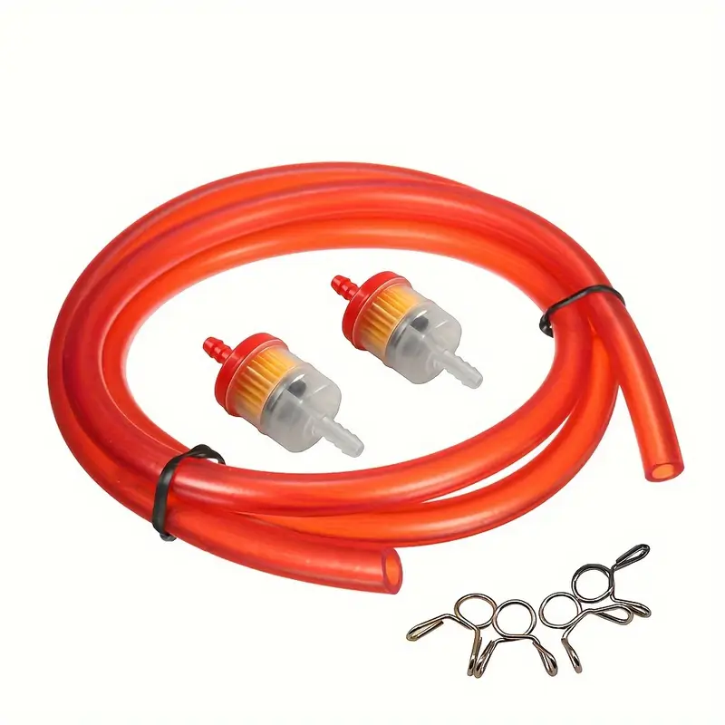 Kit Tubo E Filtro Carburante Per Moto E Auto - 4 Filtri, 2m Tubo, Fascette | Facile Installazione - Foto 6