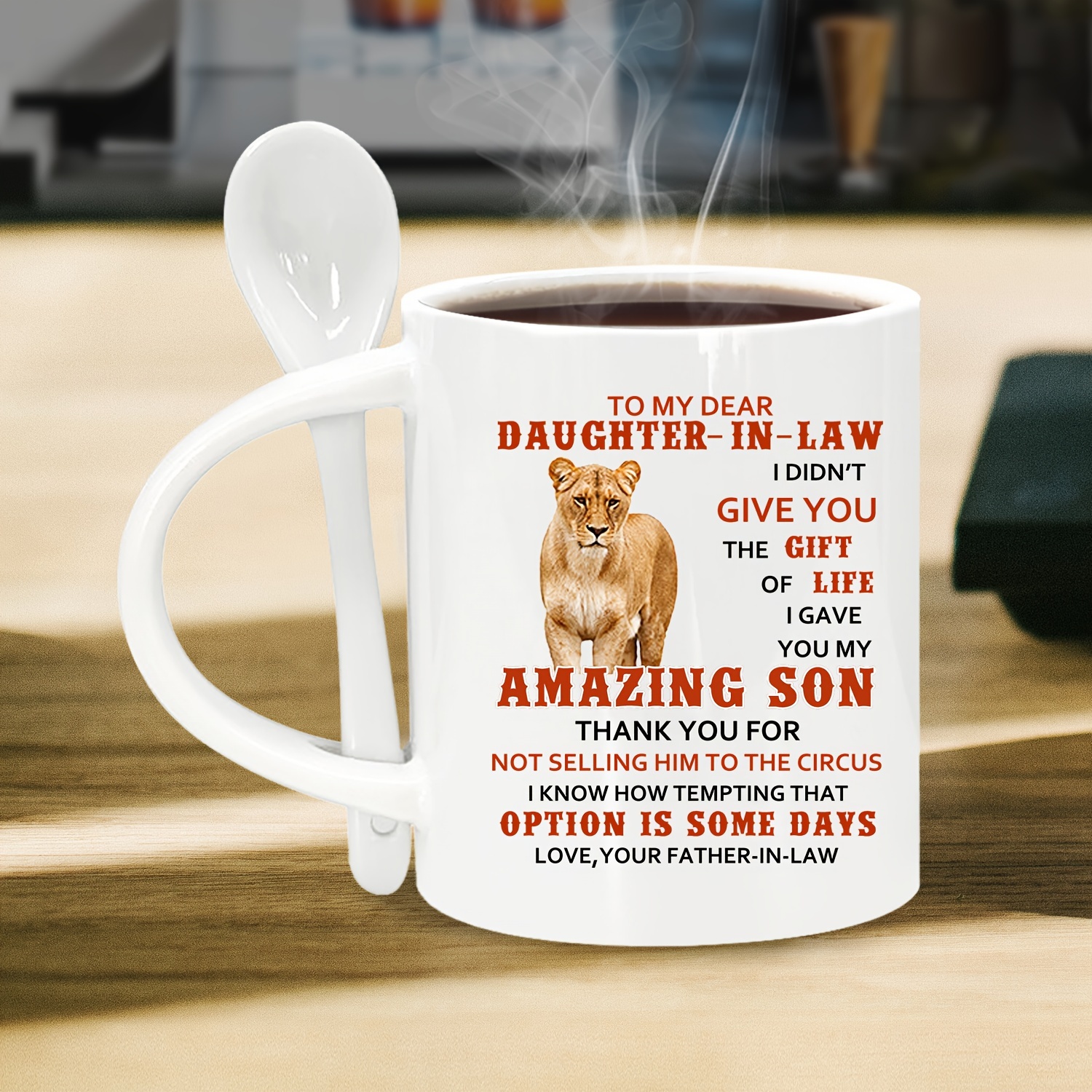 gifts in law mug daughter Temu Oman