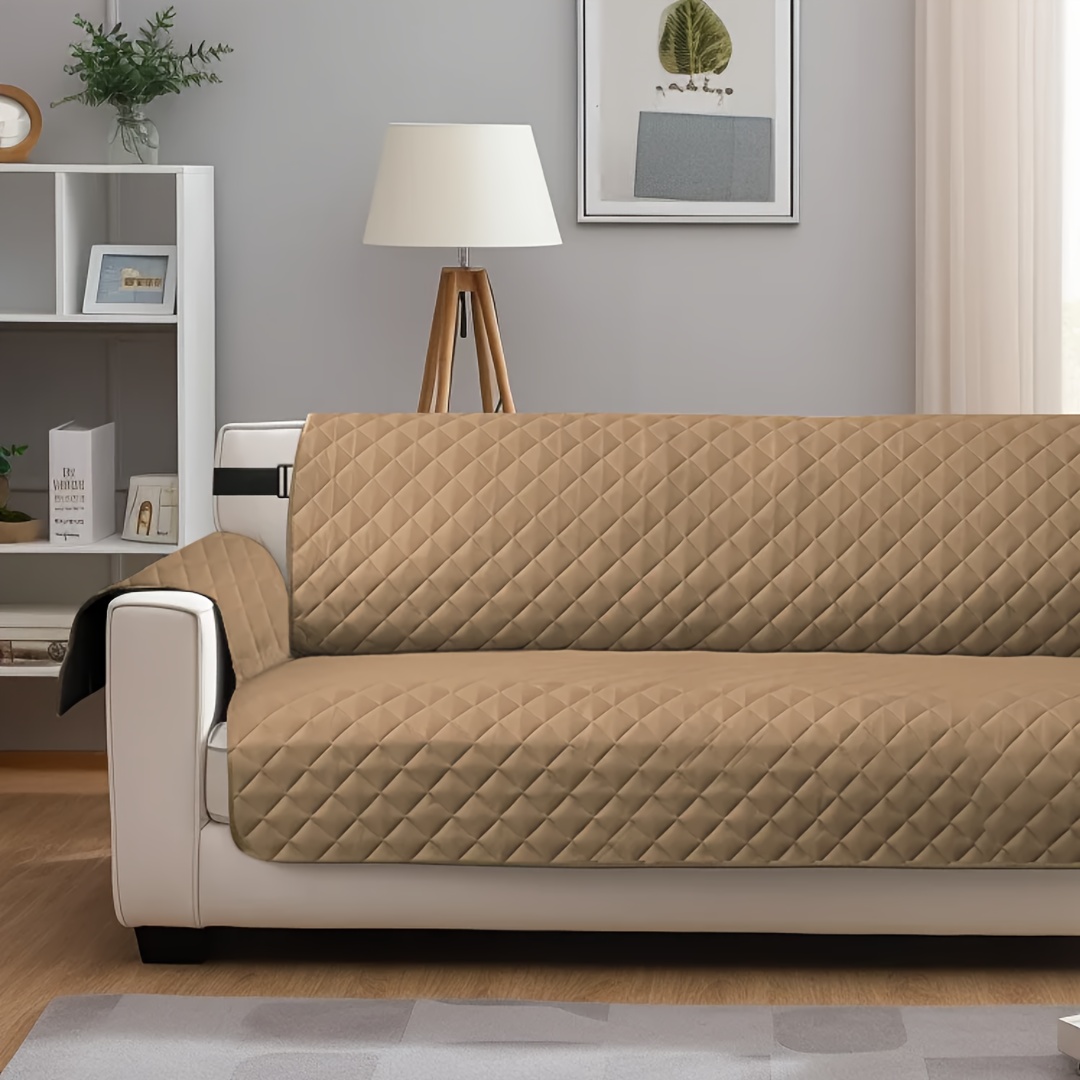 TEMU Fundas para sillón reclinable de 1/2/3/4 plazas, antideslizante para silla de perro, protector de muebles. Juego de cojines de terciopelo de