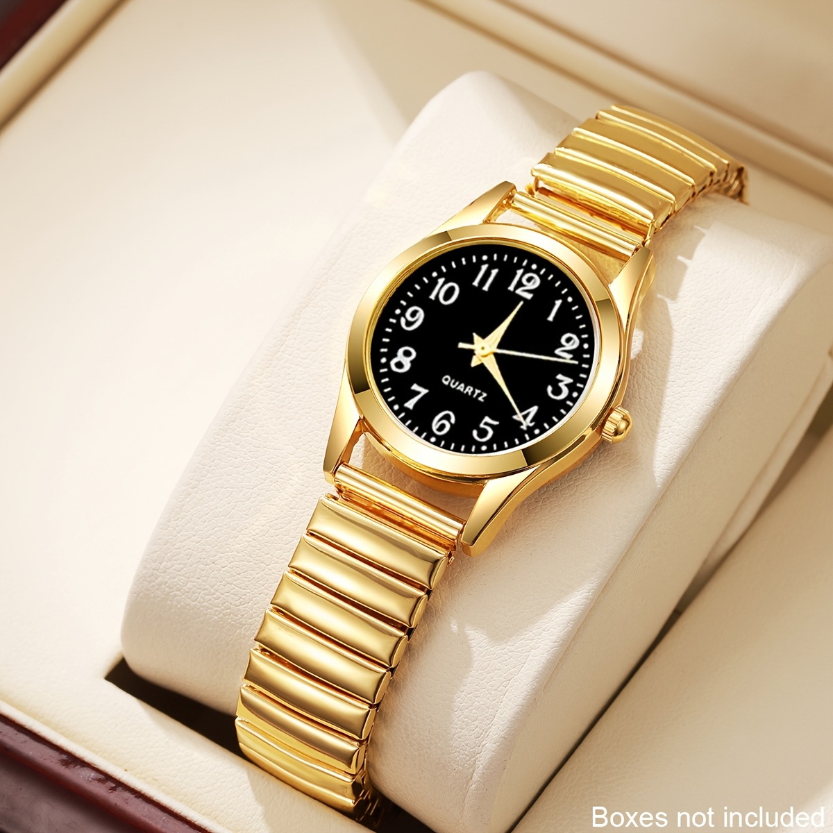 1pc Niche Vintage Round Ladies' Quartz Watch - Versatile Women's Watch - Ideal Gift for Best Friend (Watch Box Not Included)