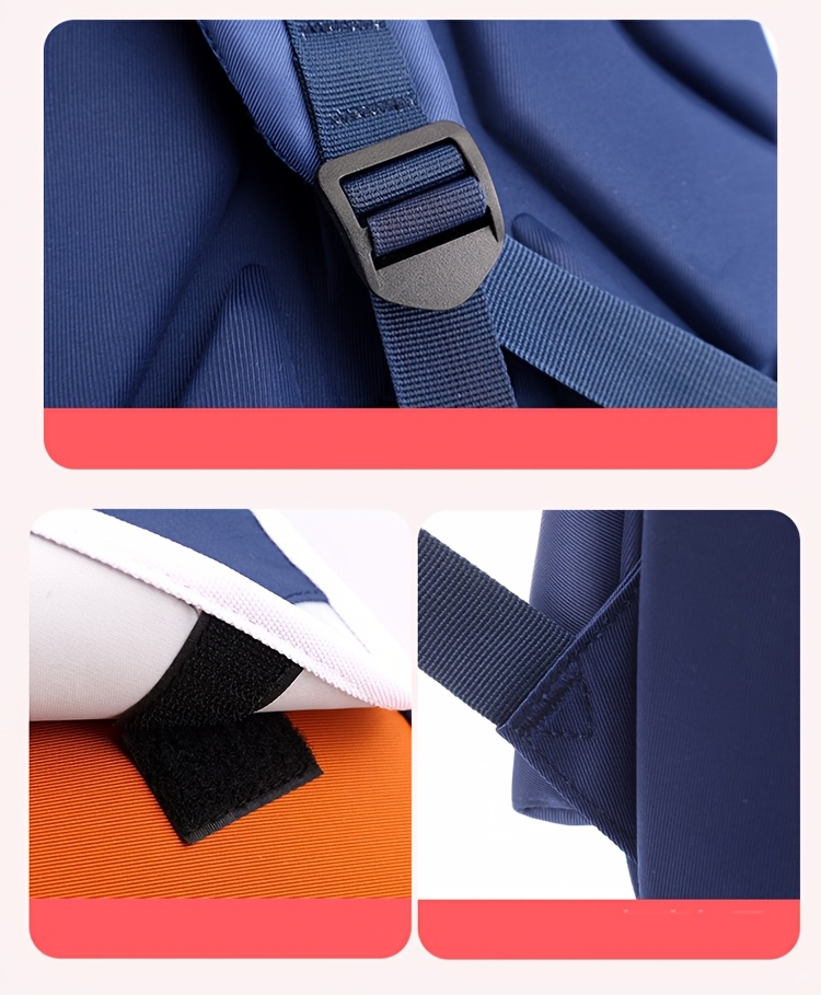 Bobdog Large Capacity Backpack with Spine Protector Design - Lightweight, Adjustable Strap, Zipper Closure, Ideal for Students, New Student Backpack|Modern Backpack|Durable Backpack