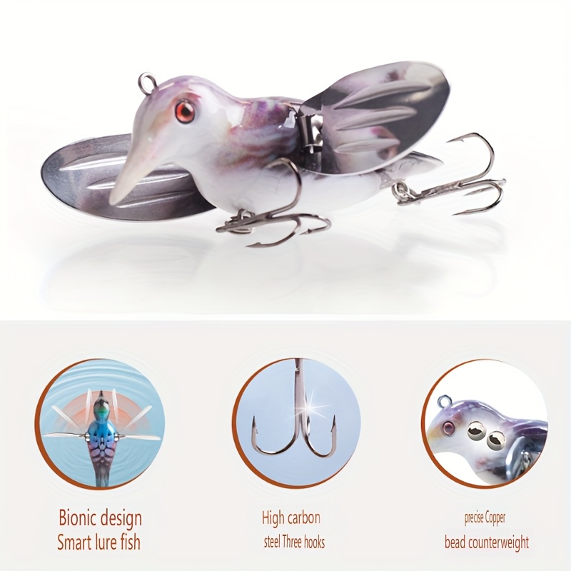 bird that will lure fish with bait KTGCOZS Pack of 3 Trolling Teaser Tuna,Marlin Mahi Saltwater Fishing Lures 5