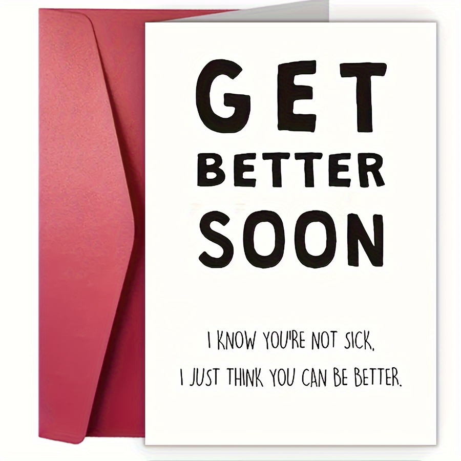 

Encouragement Card With Envelope (6.5x4.5 Inches) - Patients, Recovery & Good Luck Wishes