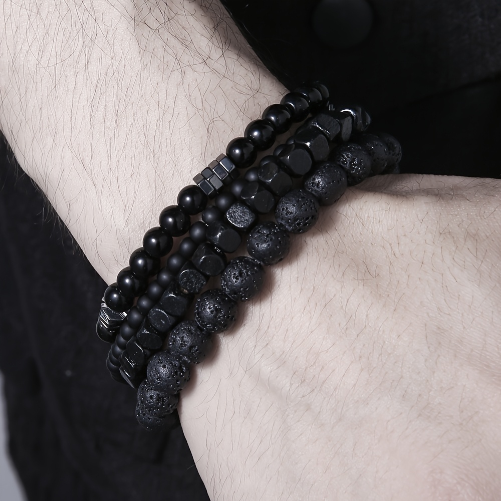 Stylish Beaded Bracelet for Men, Everyday Accessory
