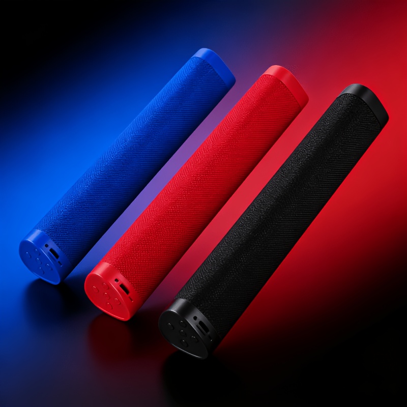 Powerful Long Soundbar Speaker with Deep Bass, Suitable for Outdoor And Home Use, Featuring Dual Speakers for Desktop