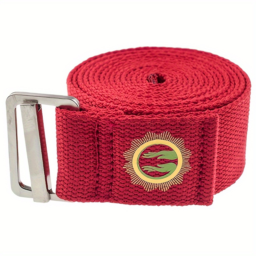 1pc Durable Yoga Stretching Band, Adjustable Sports Resistance Band for Flexibility Pilates Training