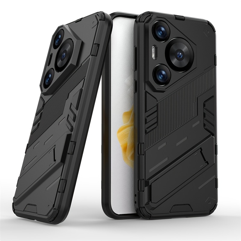 Huawei Pura 70/70 Pro/70 Pro+ Punk Style TPU Holster Case with Kickstand Shockproof Protective Cover_voghion.com