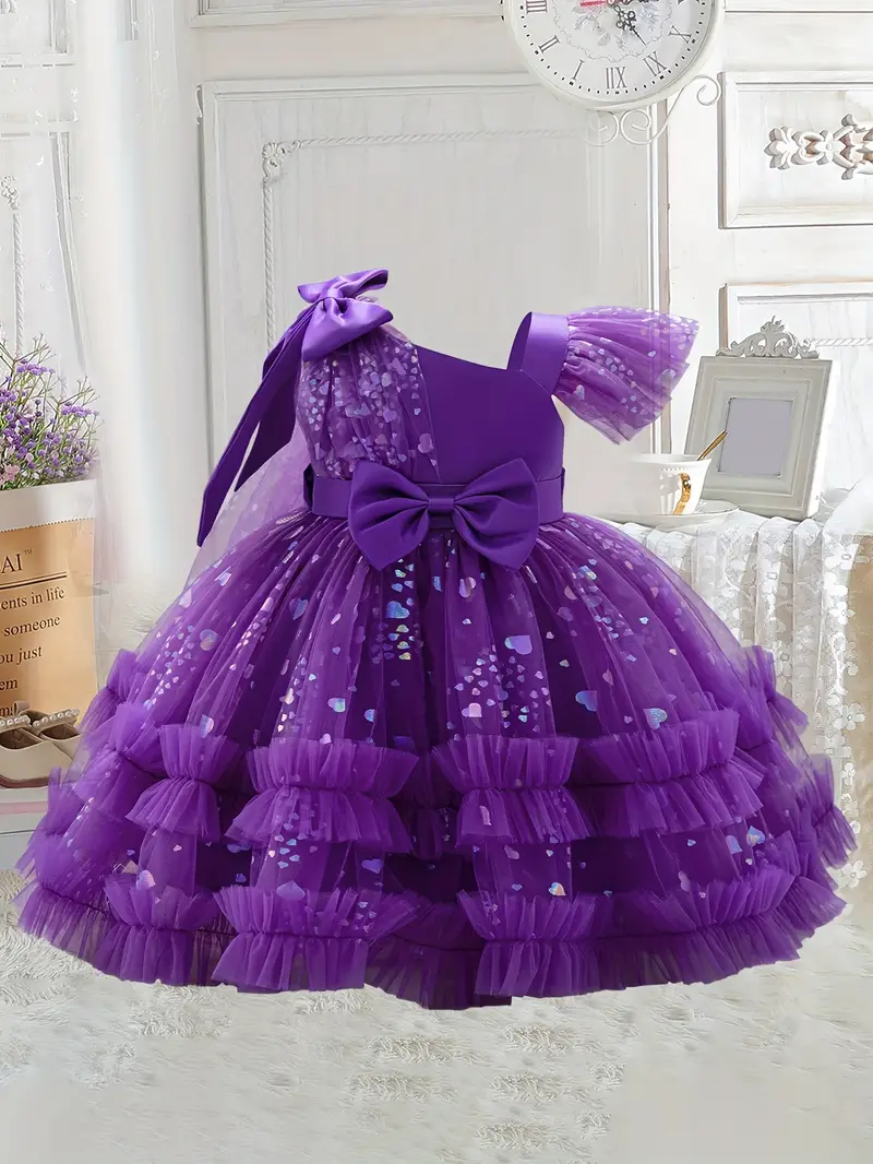 new baby girls birthday party dress baby girl sequin bow - Temu new baby girls birthday party dress baby girl sequin bow - Temu