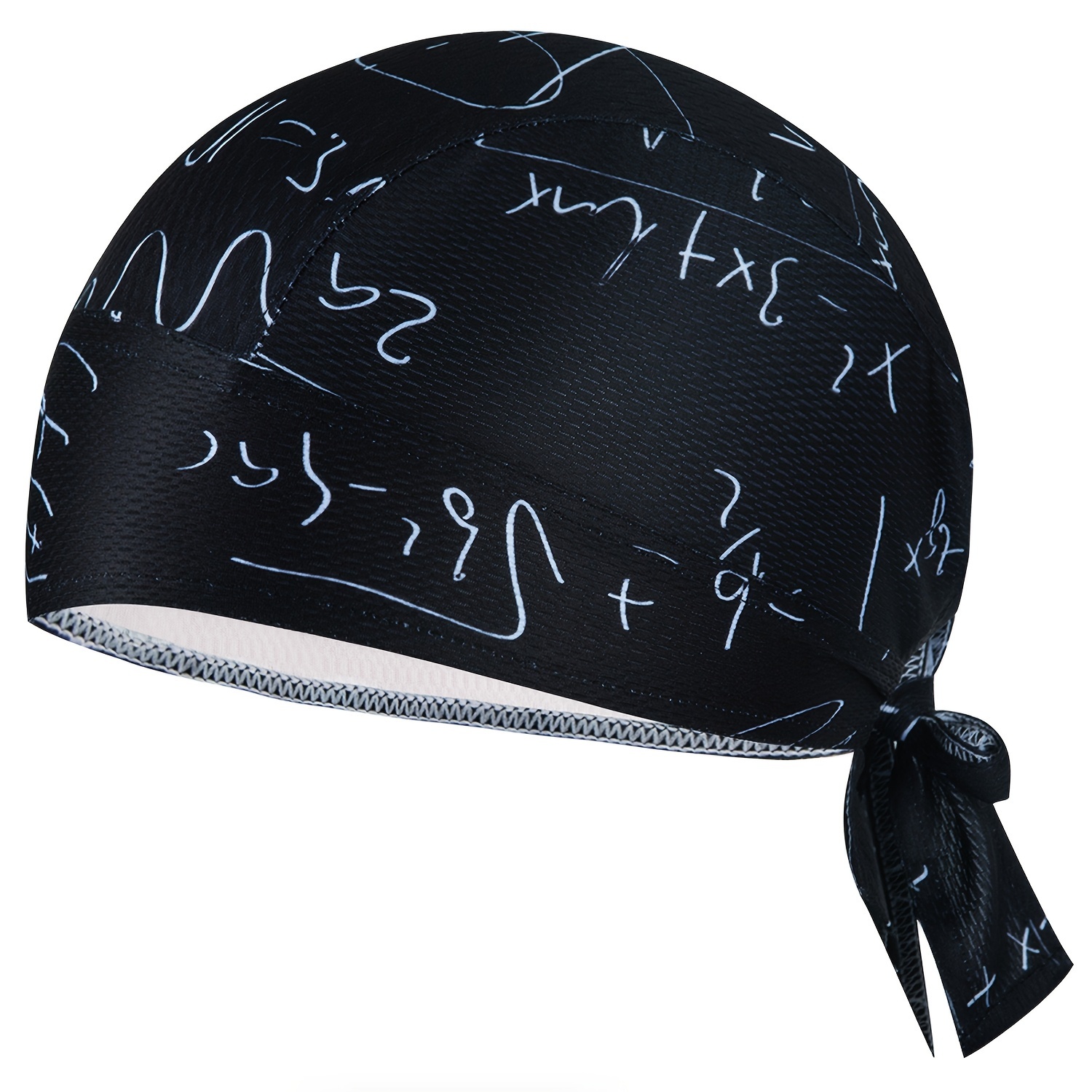 Image of Black Code Quick Dry Cycling Cap Head Scarf Breathable Summer Running Bandana Headscarf Ciclismo Pirate Cap Headband Men Head Scarf Cap