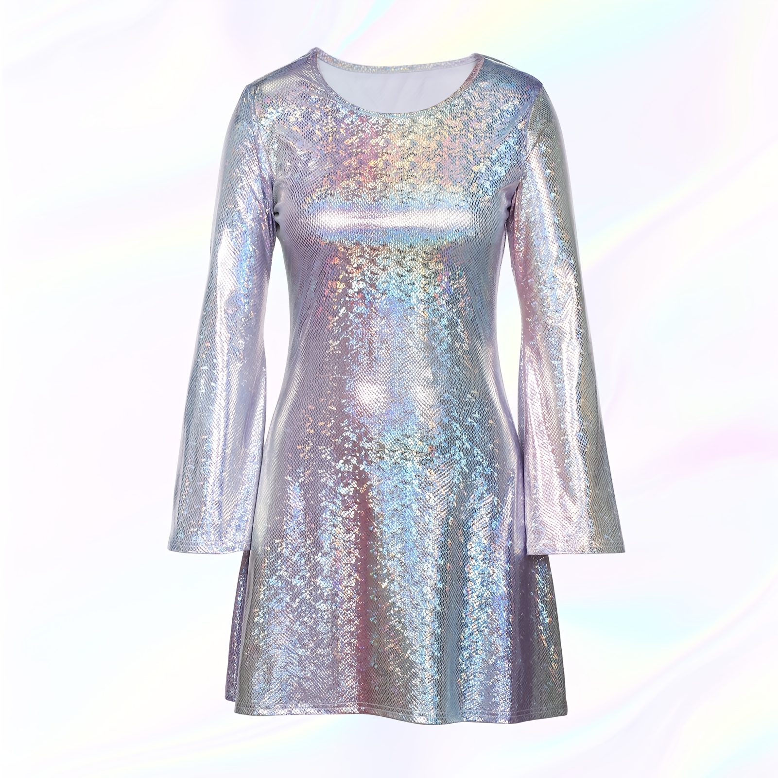 70s glitter dress vintage 70s sequin maxi dress by Malcolm Starr main image 0