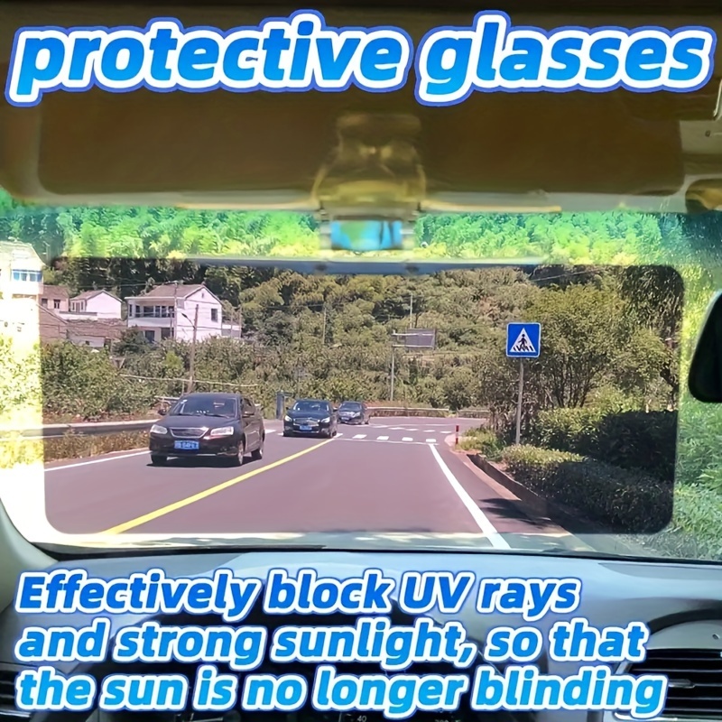 

2-in-1 Car Sun Visor - Day & Night Anti-glare, Interior Accessory