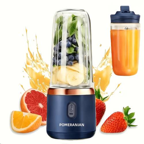 a compact electric blender for juices coffee and smoothies its rechargeable and easy to carry outdoor activities and as a camping gift