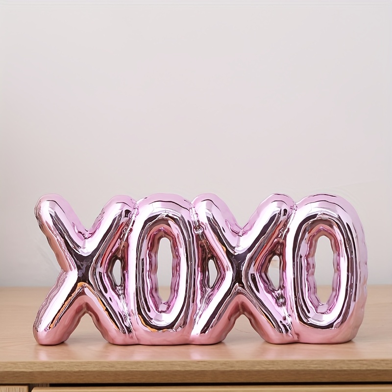Ceramic Letter Decor - Elegant -shaped Letters With Glossy, / Shelf & Mantel Decoration Suitable For Living Room, Wedding Gift, Entryway - Ceramic Letters