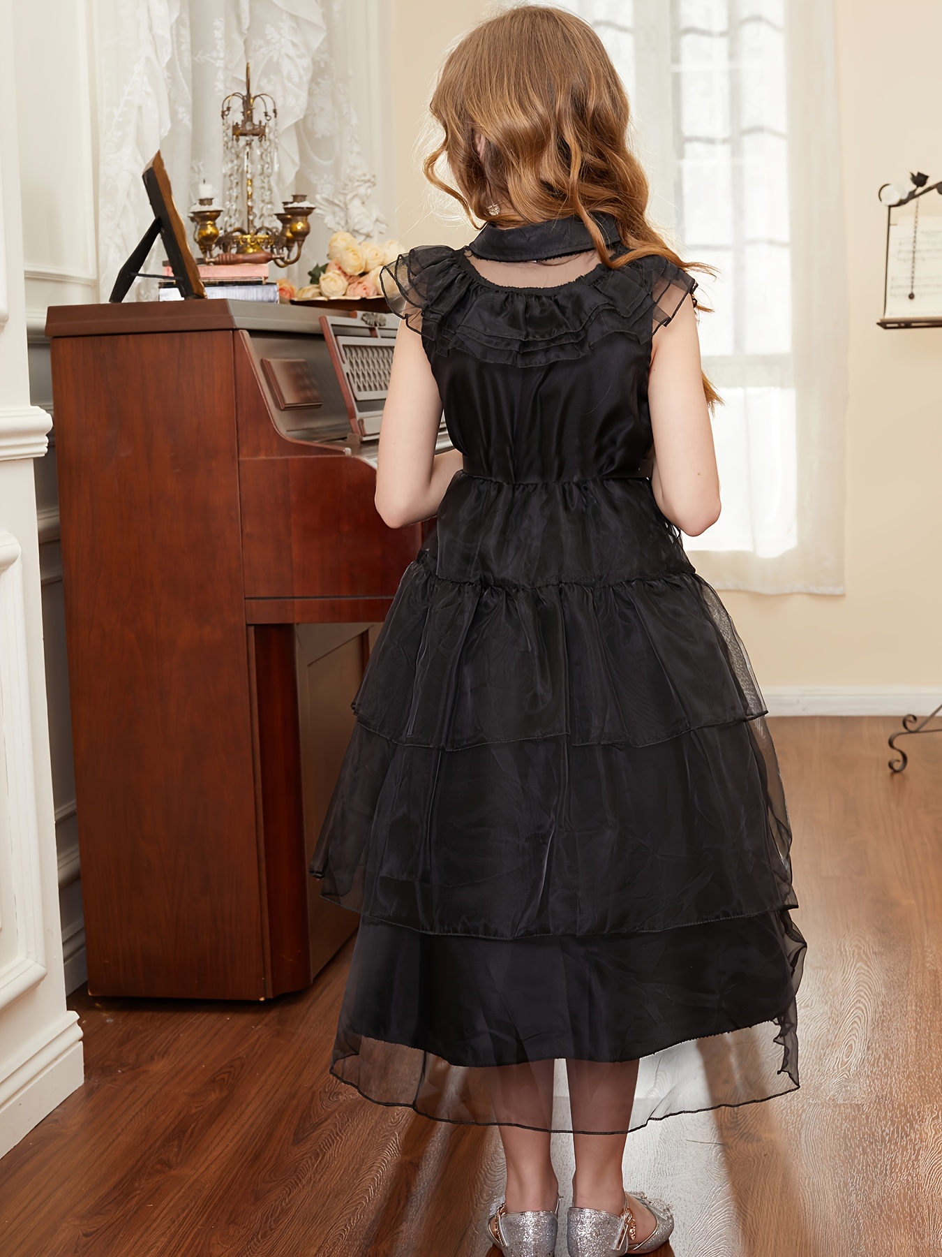 strapless open back dress Shop Plus Size A-line Long Sleeves Elastic Band Chiffon Wedding Guest Dress