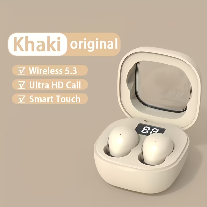 TEMU Mini Earphones 5.3 True Wireless In-ear Noise Reduction, , Hifi , Dual-use For Sports , Invisible Wear
