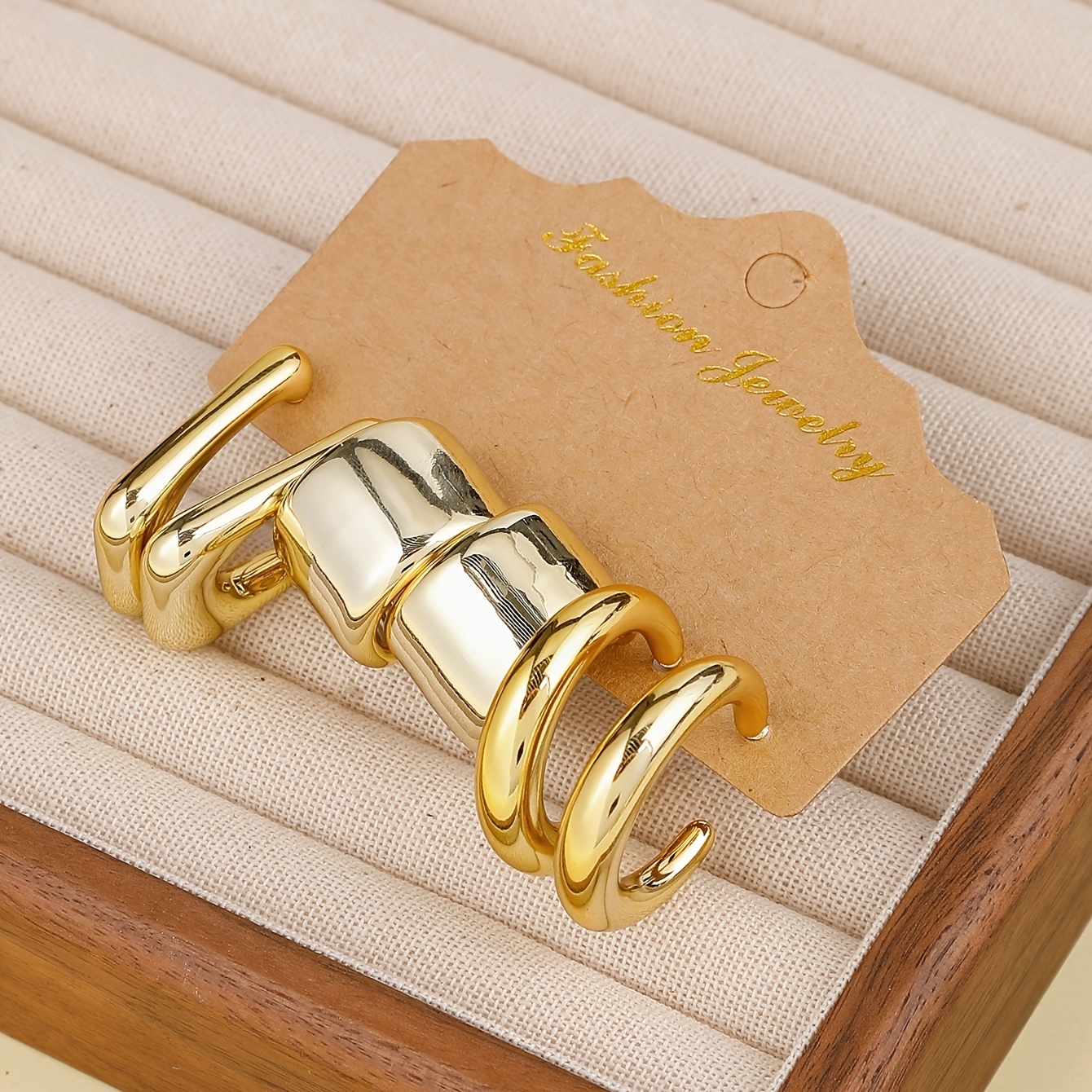 3/9 Pairs Trendy CCB Irregular Earring Set, Gift-Ready