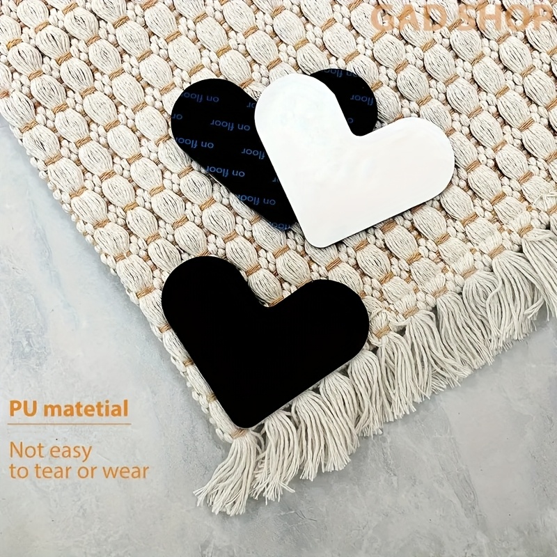   16pcs   area rug with carpet stickers non slip anti drill rug pad washable rug tape for hardwood floors tile floors home decor room decor details 8