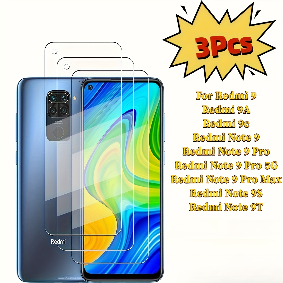 pack tempered glass screen protector 9h Temu Saudi Arabia