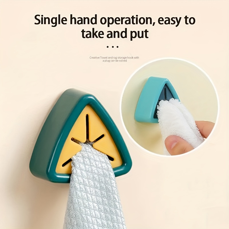 

4pcs -mounted Towel - -saving , Plastic, , Towel Racks