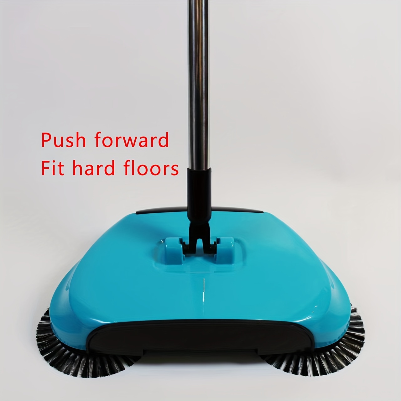 SHCKE 3 in 1 Sweeper Mop Vacuum Cleaner Hand Push Floor Cleaner Upgrade  Soft and Thick Brush + Microfiber Mop Easy to Use 