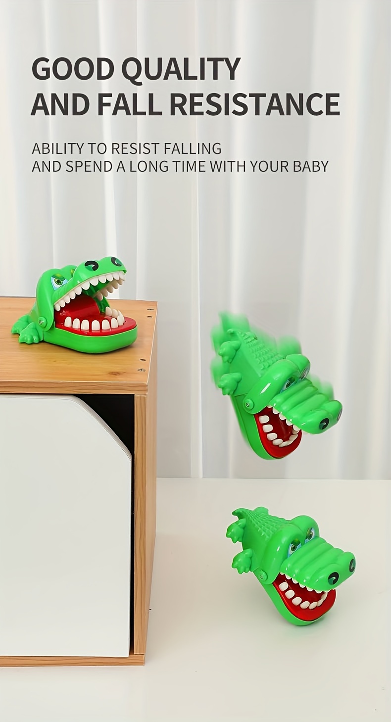 crocodile biting fingers crocodile teething interactive small game biting hand toys children tricky man props party favors christmas gifts details 4