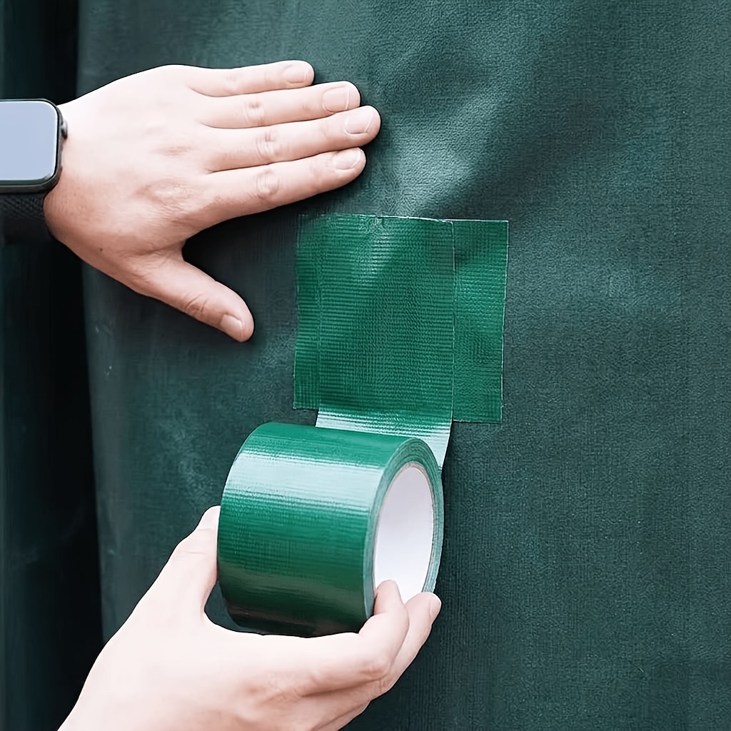 TEMU 1 Roll Self-adhesive Crack-stopping Cloth-based Tape, High- Tear-resistant Nylon Tent Fabric Pipe Repair Tape, Outdoor Damage Repair Supplies