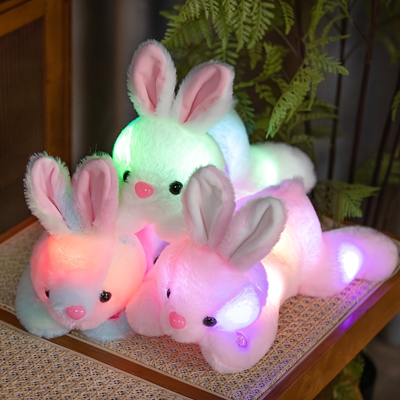 Glow in the Dark Bunny Plush Toy - Zacht & Adorabel Lichtgevend Konijn Stuffed Animal, 35.05cm