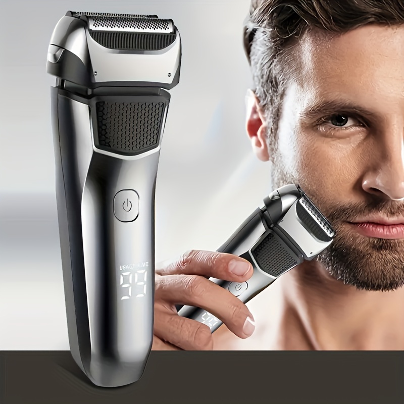 

Men's Grooming Razor, Precision Beard Trimmer, Cordless Electric Rechargeable Shaver, Gifts For Men, Father's Day Gift Father's Day Gift