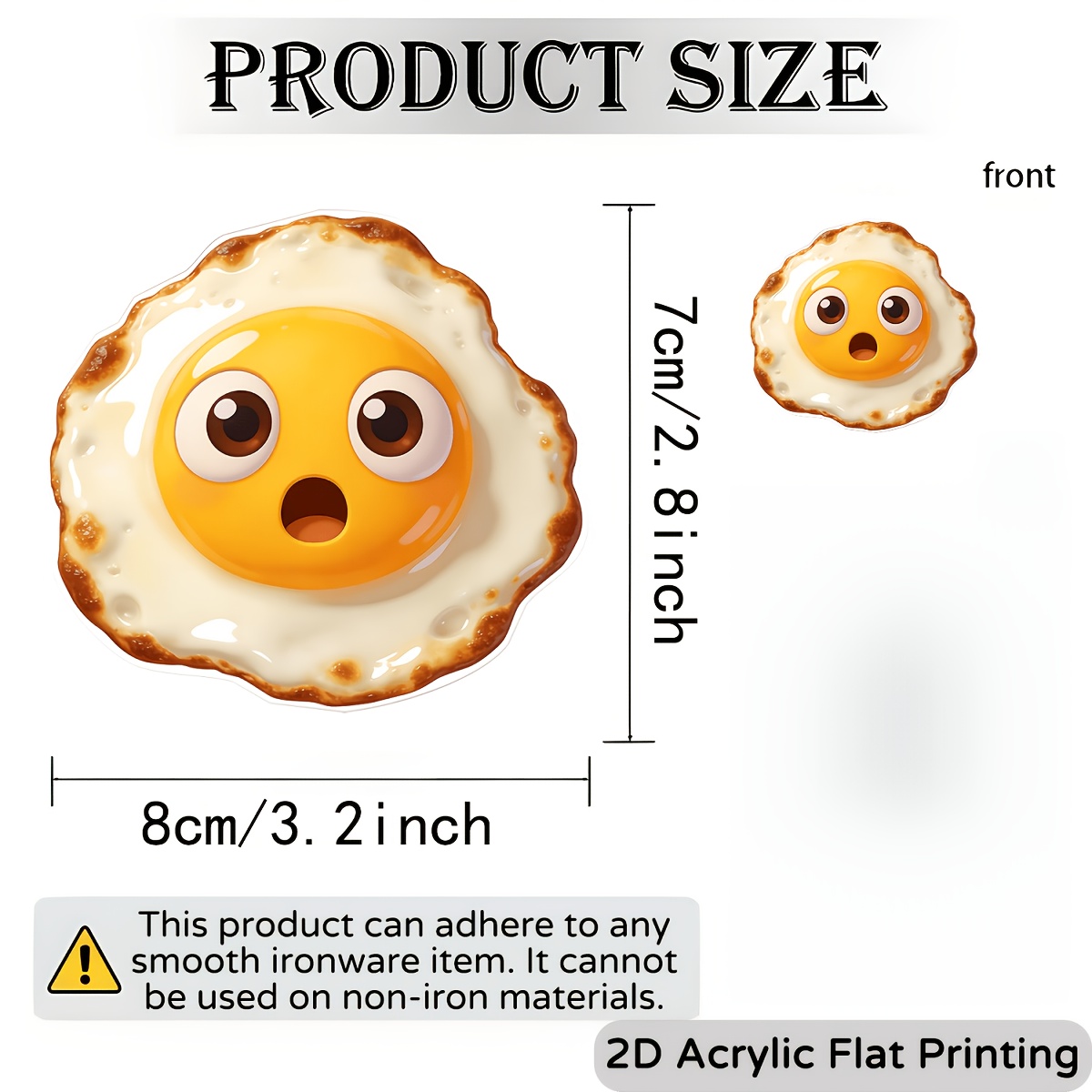 TEMU Imán de nevera con diseño de frito, un regalo divertido para amantes de , ideal para decorar refrigeradores, cajas de , marcos de puertas y
