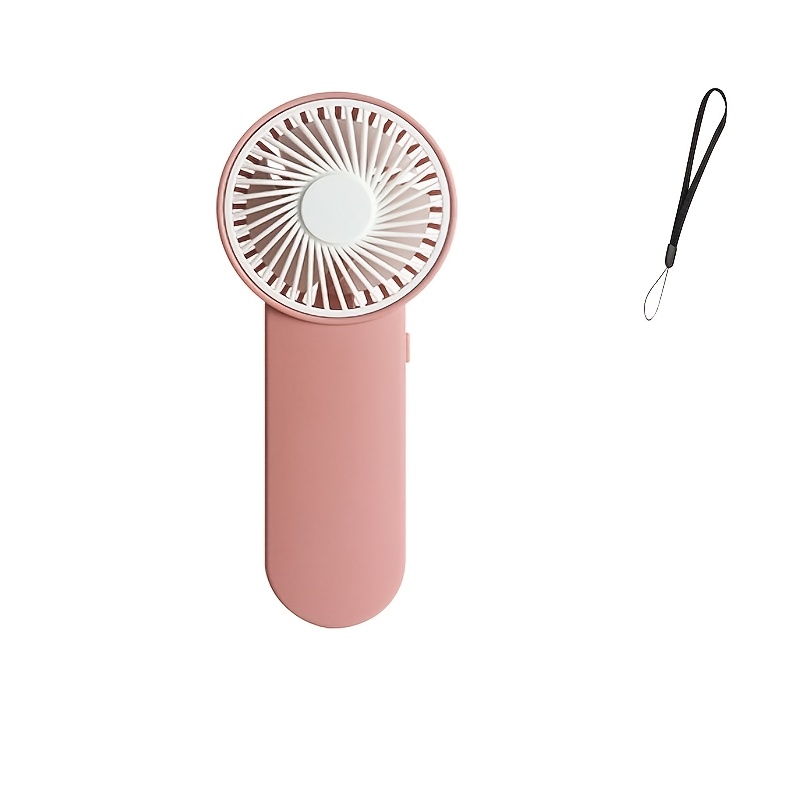 1pc Handheld Mini Fan, Small Personal Portable Fan, Mini Handheld Bulk, Electric Cute Battery-powered, Suitable For Neck, Eyelashes, Makeup, Women, Men, Travel, Camping, Indoor, Outdoor, Summer ()