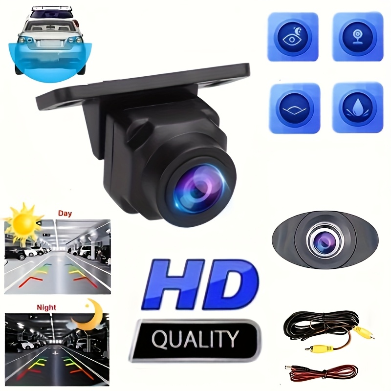 TEMU Hd Rear View Backup Camera Universal - Vehicle Backup Cameras For Pickup Truck Suv Car Night Angle - Vehicle Backup Camera With For Safe Reverse
