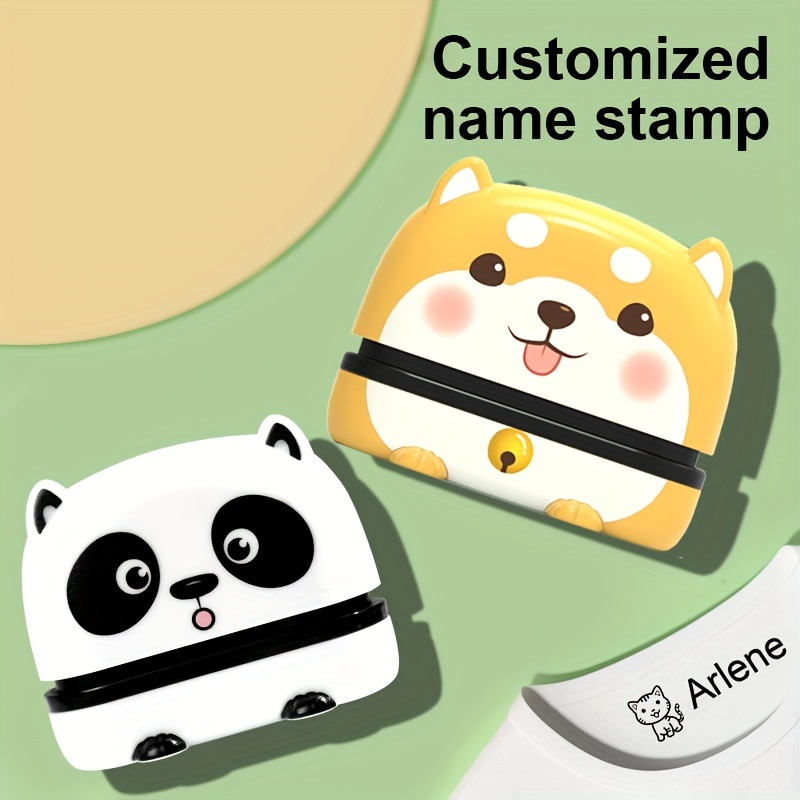 

1pc Customized Name Stamps Can Print Clothes, Sheets, Hats, Shoes And Other Textiles Waterproof Washable Perfect For Labelling And Clothes Stamp For Clothes And Notebooks Easter Gift