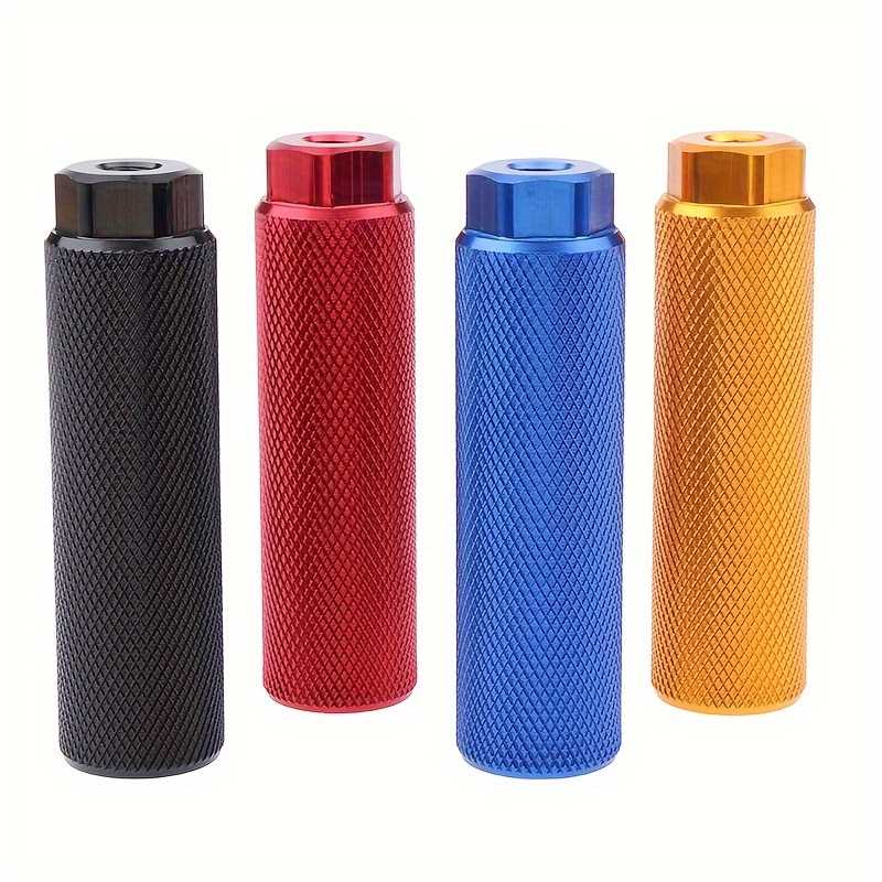 

1pc Bmx Bike Peg, Aluminum Alloy Foot Rest Peg For 3/8 Inch Axles, Non-slip Surface Pegs Accessories