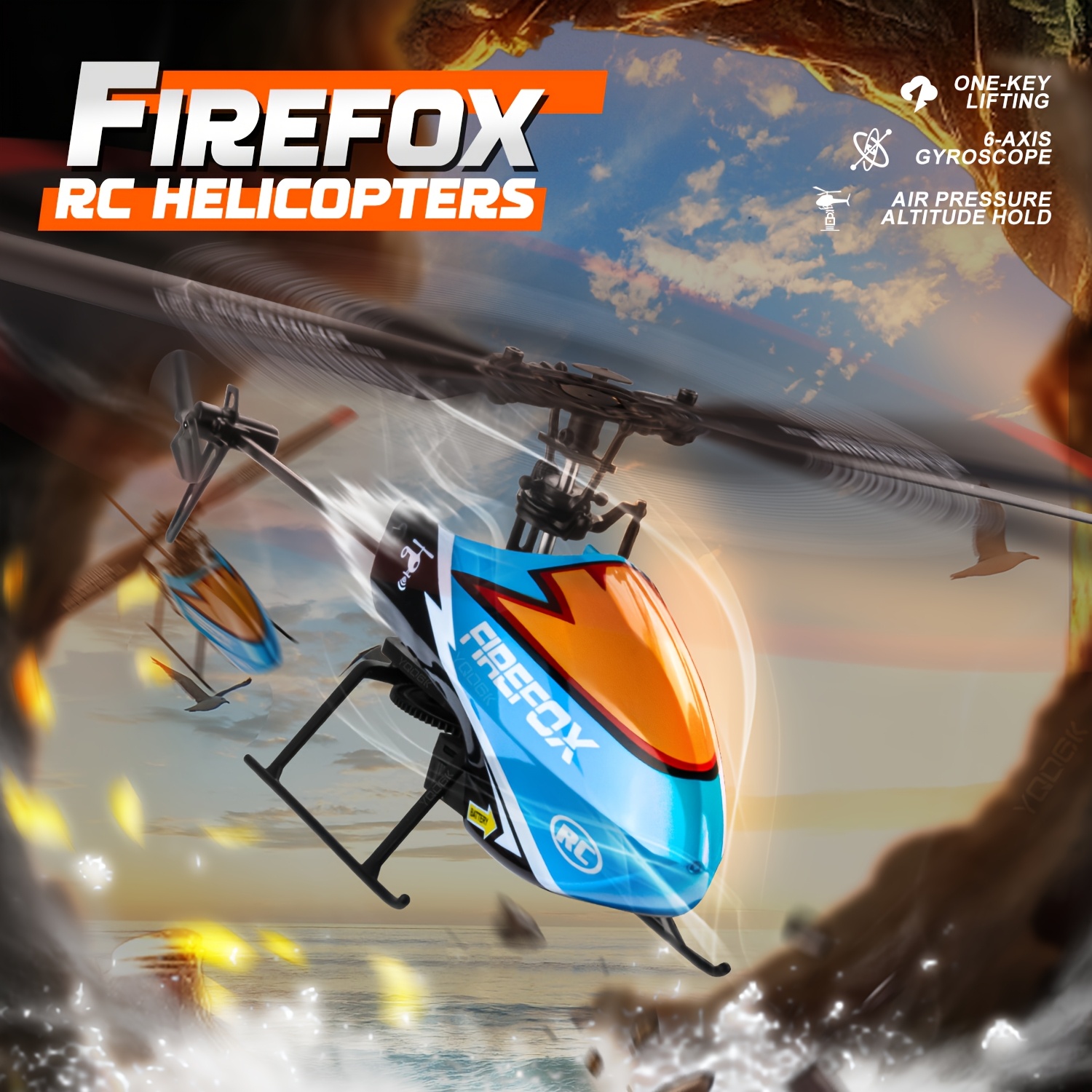 

Rc Helicopter, 4 Channel Rc Helicopter With 6-axis , 2.4ghz Rc Aircraft With 3d Flip, Hold, / 3 Shells, New Year Gift For Adults And , Birthday Gift