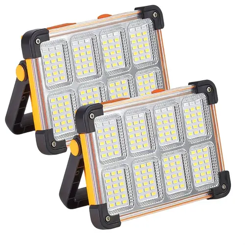 hiking outdoor camp light accessories solar usb rechargeable battery charging portable led floodlight 4 mode indoor outdoor lighting flashlight for mechanical camping fishing car maintenance