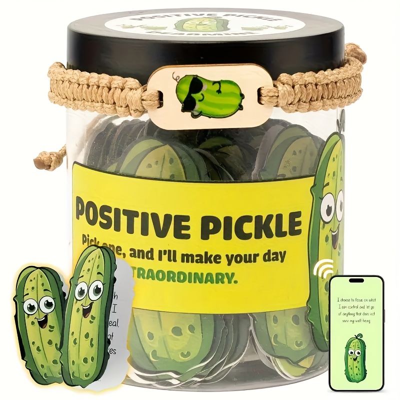 E-shop Emotionale Unterstützung Gurke - 60 positive Gurkenkarten: Ermutigende Zitate mit niedlichen Gurken-Illustrationen, für Selbstmotivation -
