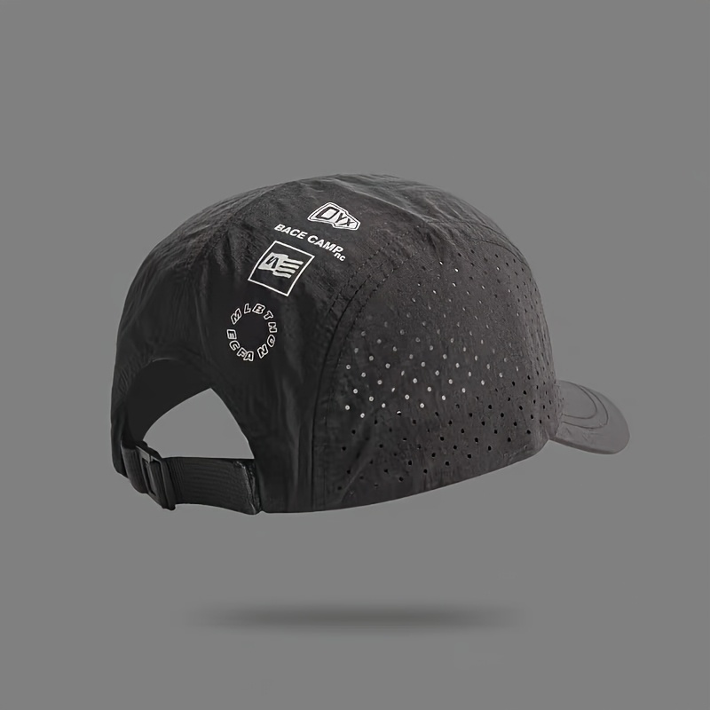 TEMU 1pc Men's 2025 New Quick-dry Short Brim Hat, Unisex Outdoor Baseball , Summer American-style Duckbill With
