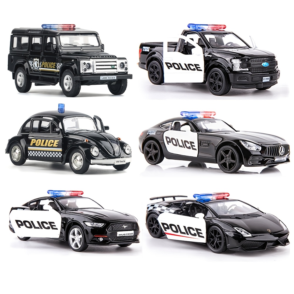 36 scale die cast metal toy police cars set openable Temu