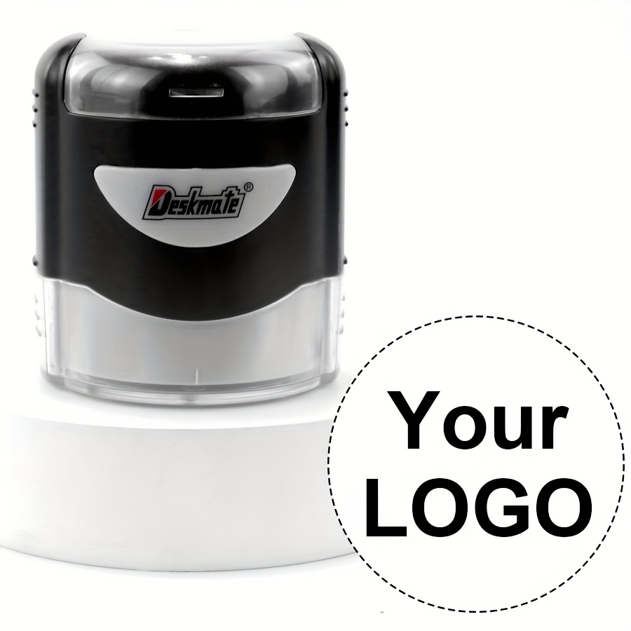 Custom Logo Self-inking Stamp - Personalize With Your Unique , Artwork Or Text, Ideal For Business Branding, Handmade Crafts, Stationery & More, Long-lasting Effortlessly