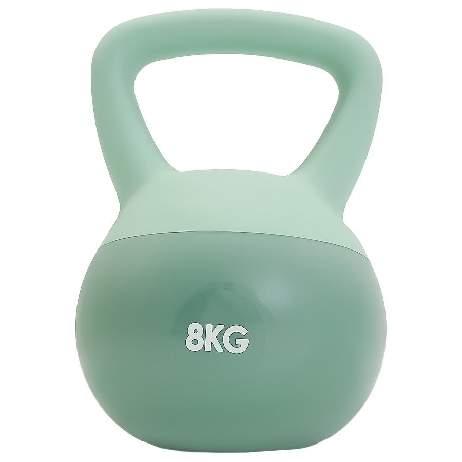 TEMU Kettlebell 8kg, Soft Kettlebell 8kg, Recommended For Women's Diet, Soft Kettle Dumbbell, Iron Alloy, Muscle Training, 2457, 2458, 2459