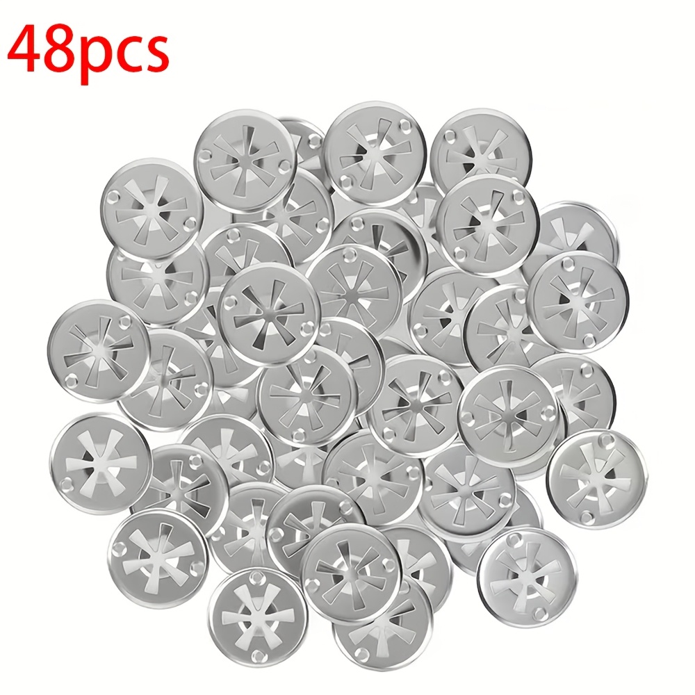 TEMU 48pcs Set For For Car Gasket Front Fender Heat Shield Repair Kit, Heat Shield Repair Pad Exhaust Pipe Heat Shield Repair Additions, N90335004