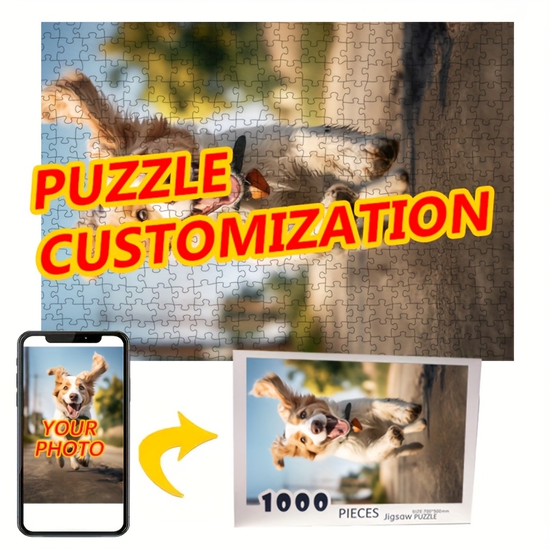Custom Photo Jigsaw Puzzle 1000pcs, Perfect Holiday Gift
